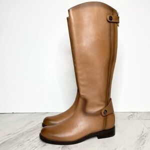 Sam Edelman Mikala Brown Leather Riding Boot 6M